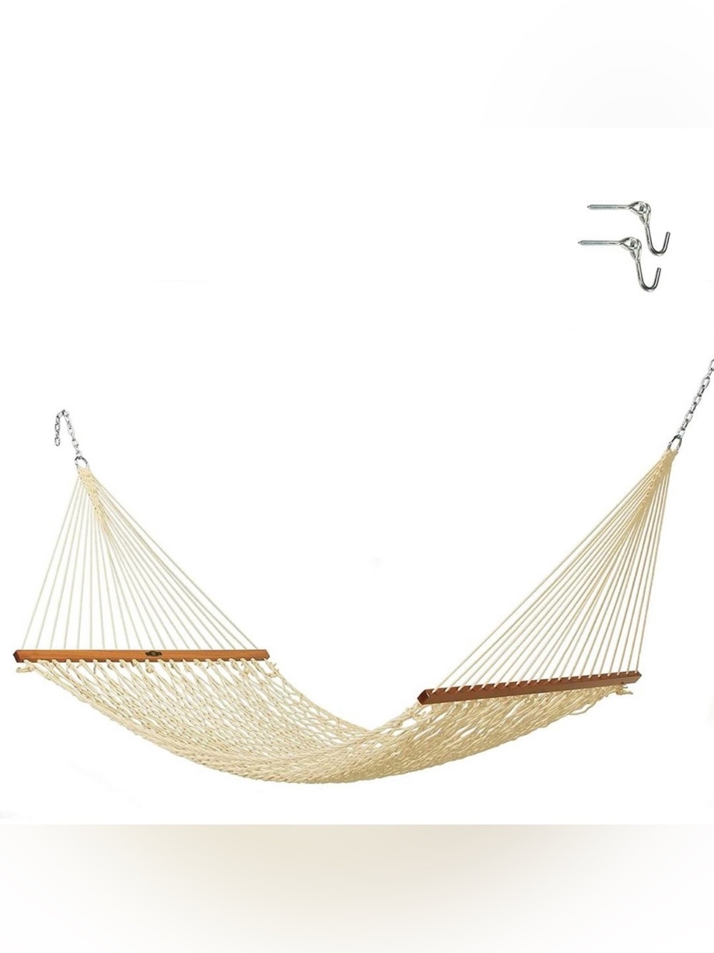 Pawleys Island DuraCord Rope Hammock 12 ft Oatmeal - USA Made
